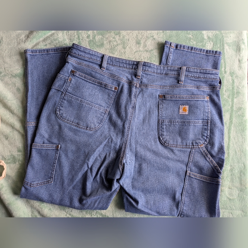 Carhartt Women's Rugged Flex Relaxed Fit Double-Front Jean 18 Regular - Picture 6 of 8
